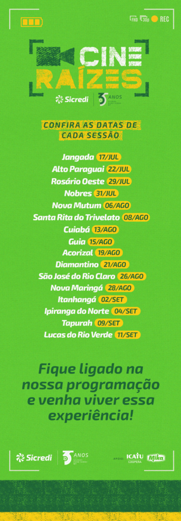 sicredi ouro verde cine raízes carrossel sessões site